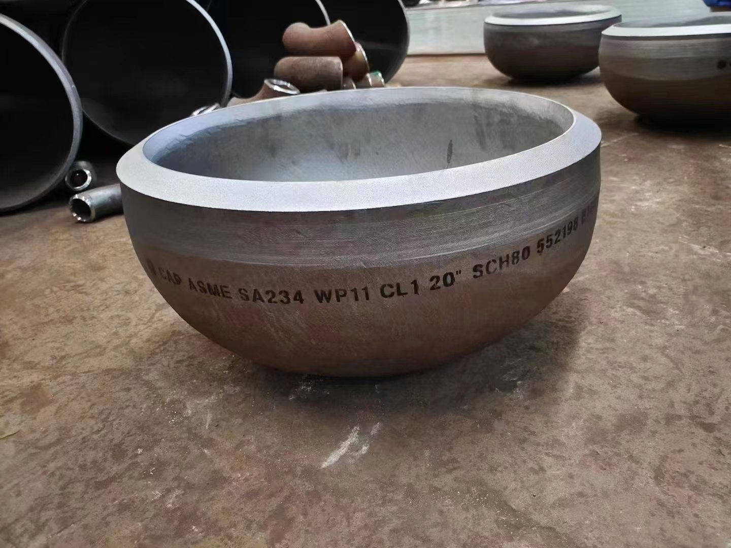合金钢管帽
